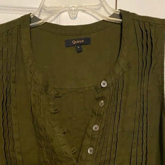 100% European Linen Sleeveless Swing Dress - Picture 6 of 8